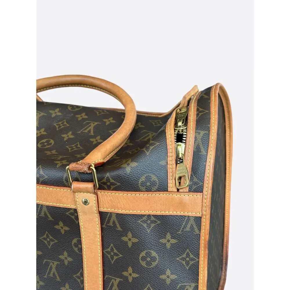 Louis Vuitton Brown Monogram Dog Carrier